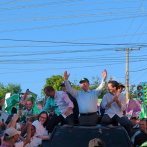 Lugar de votación de Leonel, Omar Fernández y otros candidatos de Fuerza del Pueblo