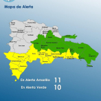 Aumentan a 11 las provincias en alerta amarilla y 10 en verde