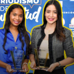 Las periodistas del LISTÍN DIARIO Melanie Cuevas y Jhangeily Durán fueron galardonadas en los Premios Periodismo de Juventud 2024