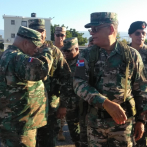 Ministro de Defensa realiza recorrido de inspección por la verja perimetral de la frontera RD-Haití