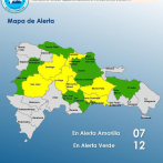 COE coloca 12 provincias en alerta verde y 7 en amarillas por efectos de vaguada