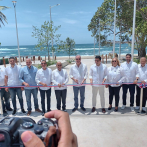 Abinader y David Collado encabezan inauguración del malecón de Haina
