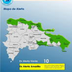 Gran Santo Domingo y otras provincias en alerta verde por paso de Erin; franja costera en amarilla