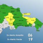 COE mantiene seis provincias en alerta amarilla y 19 en alerta verde por vaguada