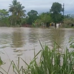 Desborde del río Camú inunda 110 viviendas