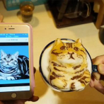 Arte latte en 3D en una cafetería de Taiwán