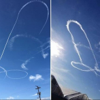 Un piloto causa el sonrojo de la Armada de EEUU al pintar un pene en el cielo