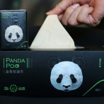 Una empresa china transforma excrementos de panda en pañuelos de papel