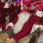Papá Noel comenzó su gira mundial, según un sitio web que rastrea sus movimientos