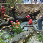 Lluvias provocan inundaciones en Puerto Plata, afectan hospital y un puente