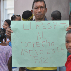 Residentes de La Ciénaga advierten no se dará picazo de Domingo Savio si no se aclara proceso de desalojo