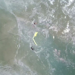 Usan dron para rescatar a dos jóvenes en Australia