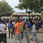 Maestros protestan en Puerto Plata en contra de propuestas hechas por el ministro Navarro