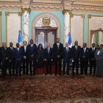 Presidente Medina recibe visita del Senado y Cámara de Diputados de Haití