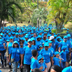 Cientos de empleados de la ARL y sus familiares participan en marcha por la salud