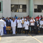 Decenas de personas piden la libertad del doctor Julio Gómez en Palacio de Justicia