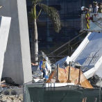 Suben a seis los muertos por el hundimiento de un puente peatonal en Miami