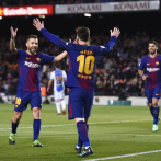 Nuevo triplete de Lionel Messi para un Barcelona de récord