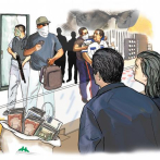 Policía persigue hombres que asaltaron en clínica de Santiago