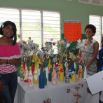 Niños y niñas de Bastida realizan exposición de arte con residuos sólidos