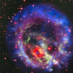 Un raro tipo de supernova, captado por primera vez fuera de la galaxia