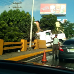 Patana se accidenta en avenida Las Américas