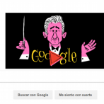 Google dedica Doodle al director de orquesta estadounidense Leonard Bernstein