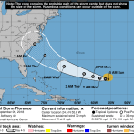 Centro de Huracanes reporta avance de las tormentas Florence, Isaac y Helene
