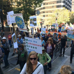 Una marcha multitudinaria precede la cumbre por el clima en San Francisco