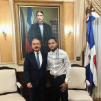 Mozart La Para visita al presidente Danilo Medina