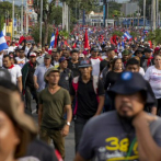 Miles de sandinistas marchan en Managua a favor de Ortega y en demanda de paz