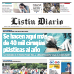 La semana informativa contada por las portadas de Listín Diario