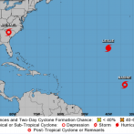 Michael avanza como tormenta por sureste de EEUU, rumbo al Atlántico