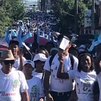 Miles marchan en contra del aborto en San Cristóbal y Baní