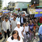 Residentes de Villa Faro marchan para construcción de polideportivo