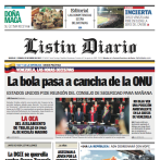 La semana informativa contada en seis portadas de Listín Diario