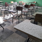 Filtraciones en liceo de Ocoa podrían causar paro de ADP