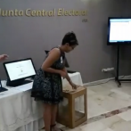 Video: JCE presenta su sistema de voto automatizado 'inhackeable'