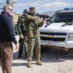 El jefe del Pentágono inspecciona la frontera con México