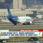 Avión con 189 pasajeros aterrizó de emergencia en Newark