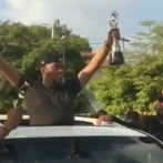 Video: Anthony Santos celebra su Soberano con caravana en Castañuelas