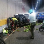 Un muerto y cuatro heridos en accidente túnel Las Américas