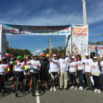 “Pedalea por tu salud”, con ese lema decenas de mujeres recorren en bicicletas el Mirador Sur