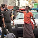 Se difunde en las redes foto falsa de una madre haitiana defendiendo a su hijo