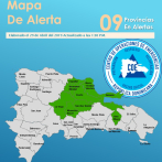 Nueve provincias en alerta verde por vaguada