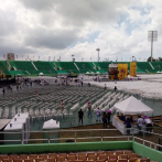 Dan últimos detalles al Estadio Olímpico para acto de Leonel
