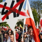 La extrema derecha polaca marcha contra EEUU por restitución de bienes judíos