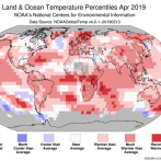 Segundo abril más cálido en el mundo en 140 años de registros
