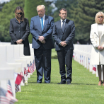 Macron y Trump rinden homenaje a veteranos por el Día D en Francia