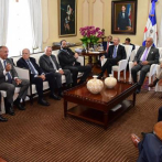 Empresarios se reúnen con Medina en Palacio Nacional